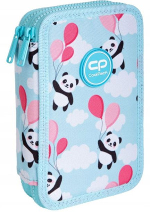 Coolpack Piórnik 2-komorowy+wyposażenie Panda