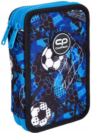 Coolpack Piórnik 2-komorowy+wyposażenie Soccer