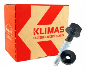 Wkręty farmerskie 4,8x25mm RAL 9005 250szt
