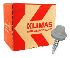 Wkręty farmerskie 4,8x25mm RAL 9006 250szt