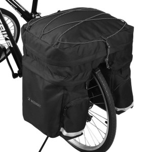 Torba rowerowa Wozinsky pojemna 60 l na bagażnik czarny (WBB13BK)