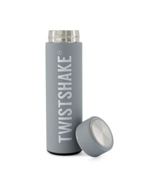 TWISTSHAKE 78302 Termos Hot or Cold Bottle Grey 420 ml