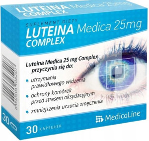 Luteina Medica Lepszy Wzrok 25mg Complex Aliness