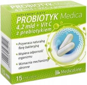 Probiotyk 4,2mld + Witamina C + Prebiotyk ALINESS