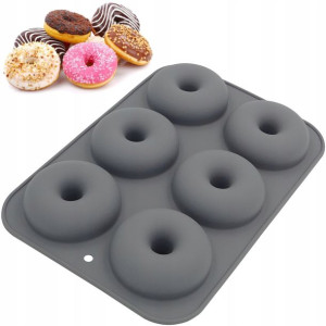 FORMA silikonowa 6 donut oponki FOREMKA babeczki