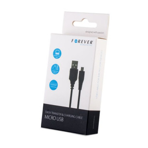 Forever kabel USB microUSB 3,0 m 1A czarny
