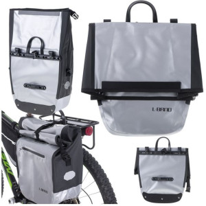 Torba sakwa rowerowa L-BRNO na bagażnik boczna torba na rower pojemna 23l