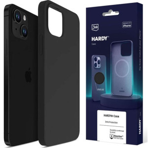 Etui na telefon 3mk do Apple iPhone 13 Hardy Silicone MagCase Black