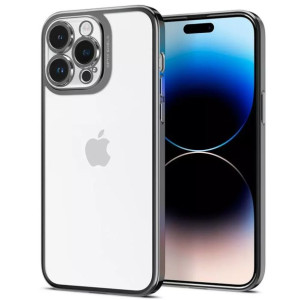 Etui na telefon Spigen Optik Crystal do Apple iPhone 14 Pro Max Chrome Grey