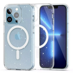 Etui ochronne FlexAir Hybrid MagSafe do Apple iPhone 13 Pro Glitter