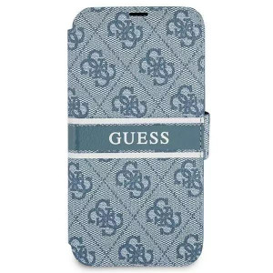 Guess GUBKP13S4GDBL iPhone 13 mini 5,4" niebieski/blue book 4G Stripe