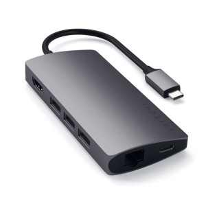 Satechi Multiport USB-C V2 Aluminiowy Adapter do Urządzeń Mobilnych USB-C