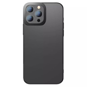 Baseus Glitter Case przezroczyste etui pokrowiec iPhone 13 Pro Max czarny