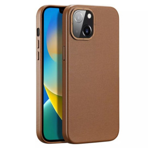 Dux  skórzane etui do iPhone 14 elegancki pokrowiec ze sztucznej skóry