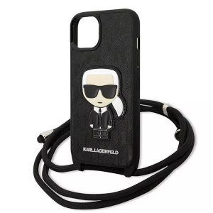 Etui Karl Lagerfeld KLHCP13MCMNIPK do iPhone 13 6,1" hardcase Leather