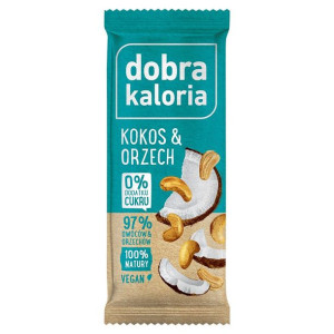 Baton owocowy - kokos i orzech Dobra Kaloria 35g