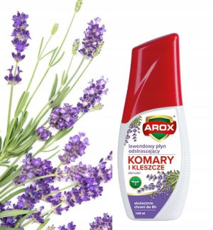 Spray Płyn Odstraszający Komary Kleszcze Lawendowy