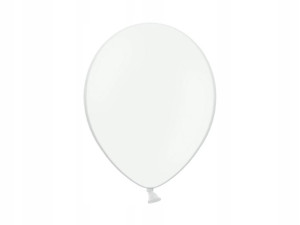 Balony 30cm, białe, 100 szt. ŚLUB KOMUNIA CHRZCINY
