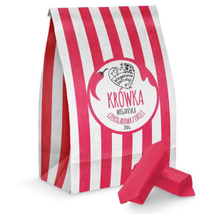 Krówka Wegańska Czekoladowa z chilli Wegańskie Serce, 200g