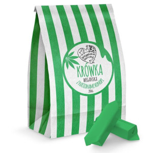 Krówka Wegańska z nasionami konopi Wegańskie Serce, 200g