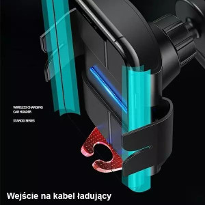 Uchwyt samochodowy do telefonu indukcyjny USAMS US-CD133 10W Automatic