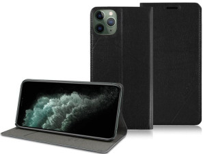 Etui z klapką portfel Alogy skórzane obudowa do Apple iPhone 11 Pro Czarne