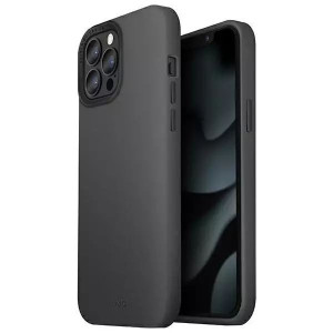 UNIQ etui Lino Hue iPhone 13 Pro Max 6,7" szary/charcoal grey MagSafe