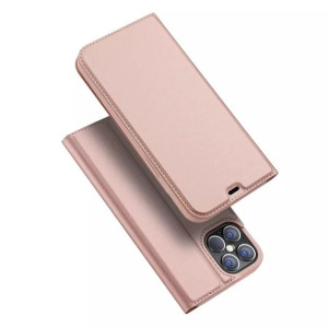 DUX DUCIS Skin Pro kabura etui pokrowiec z klapką iPhone 12 Pro Max różowy