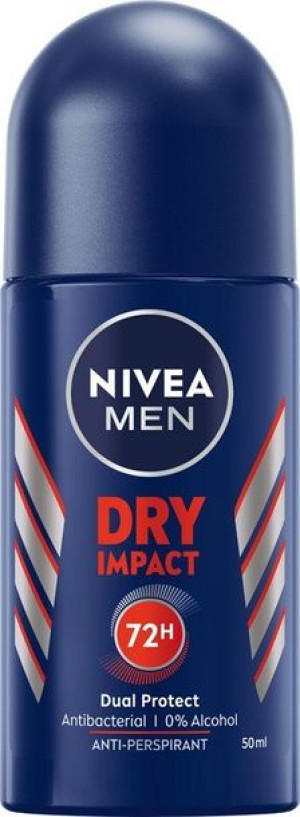  NIVEA Nivea Dezodorant DRY IMPACT Roll-on męski 50ml