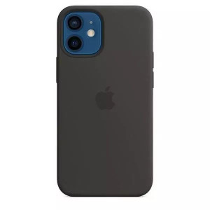Etui Apple MHKX3ZM/A do iPhone 12 mini MagSafe Silicone Case czarny/black