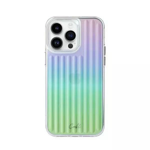 Etui UNIQ Coehl Linear do iPhone 14 Pro 6,1" opalowy/iridescent