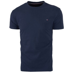 Koszulka T-shirt Tommy Hilfiger Klasyczne Logo Męska Granatowa S
