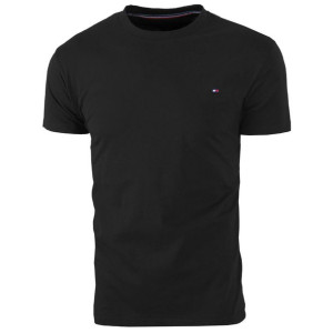 Koszulka T-shirt Tommy Hilfiger Klasyczne Logo Męska Czarna L