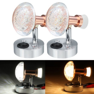 12V 3W + 1W Akrylowe Wnętrze Led Lampka Do Czytani