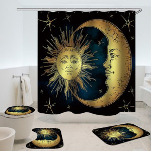 180X180Cm Sun Łazienka Wodoodporna Tkanina Poliest