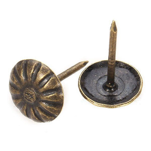 10 Sztuk Bronze Bubble Nails Decorative Sofa Vesic