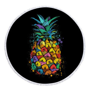 150X150Cm Soft Tkanina Okrągły Ręcznik Plażowy Z P