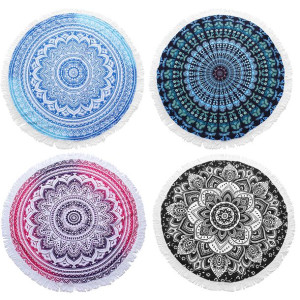 1M / 1,5M Okrągły Ręcznik Plażowy Tassel Tapestry
