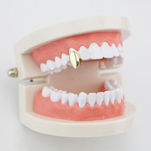 4 Kolory Funny Vampire Canine Braces Geometryczny