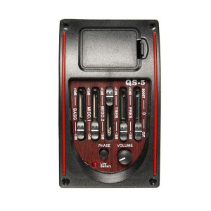 5-Pasmowy Korektor Eq Tuner Piezo Pickup Gitara Ak