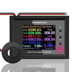 Ac50-300V 100A 2.4 "Lcd Bluethooth Cyfrowy Wskaźni