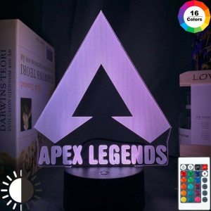 Apex Legends Logo Lampka Nocna Oświetlenie Zmienia