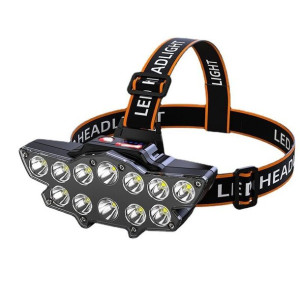Bikight 12 X P90 Latarka Czołowa Led Usb Akumulato