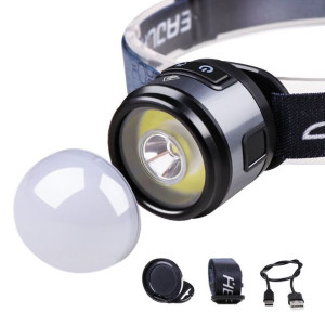 Bikight 3-W-1 Xpg + Cob 400Lm Czołówka Z Klipsem B