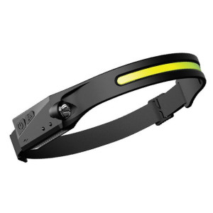 Bikiight Cob Led Indukcyjna Latarka Czołowa 1200Ma