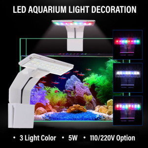 5W Led Akwarium Light Tank Roślina Wodna Dekoracja