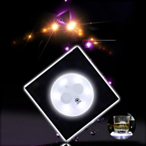 Butelka Led Night Light Color Cup Mat Sticker Club