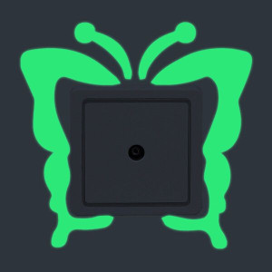 Butterfly Creative Luminous Switch Sticker Wymienn