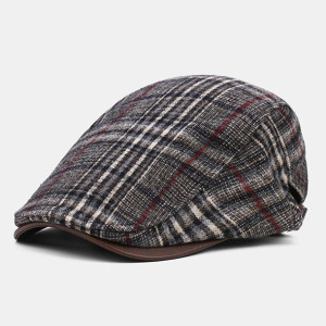 Collrown Men Classic Casual Outdoor Plaid Stripe P