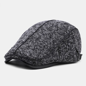 Collrown Men Knit Casual Outdoor Padded Warm Visor